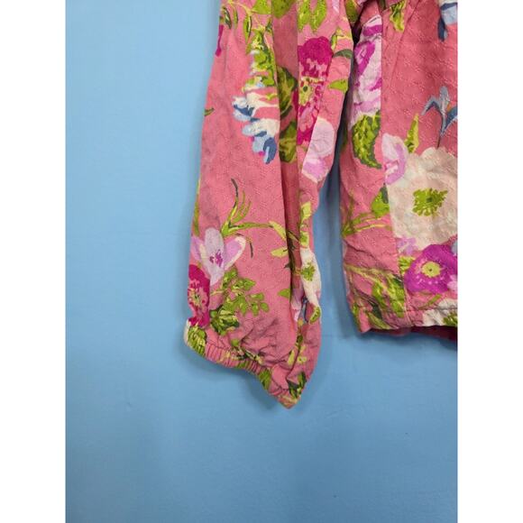 Matilda Jane Girls Size 12 Always Blooming Floral Pink Blouse Long Sleeve - Picture 2 of 7